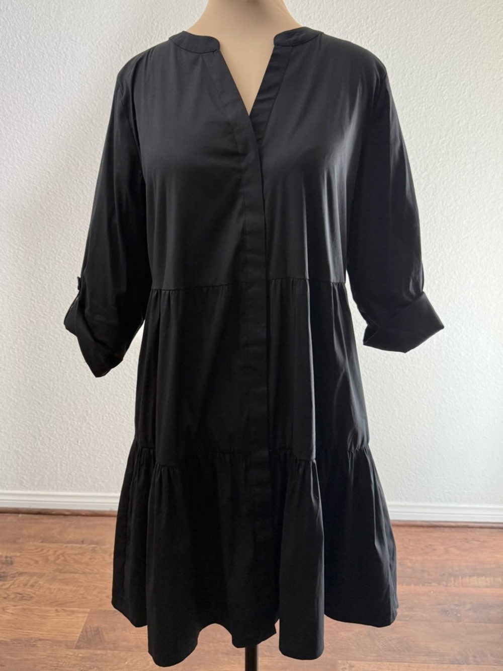 Chico’s Black Shirtdress NWT